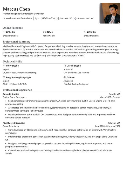 Rhyhorn resume template